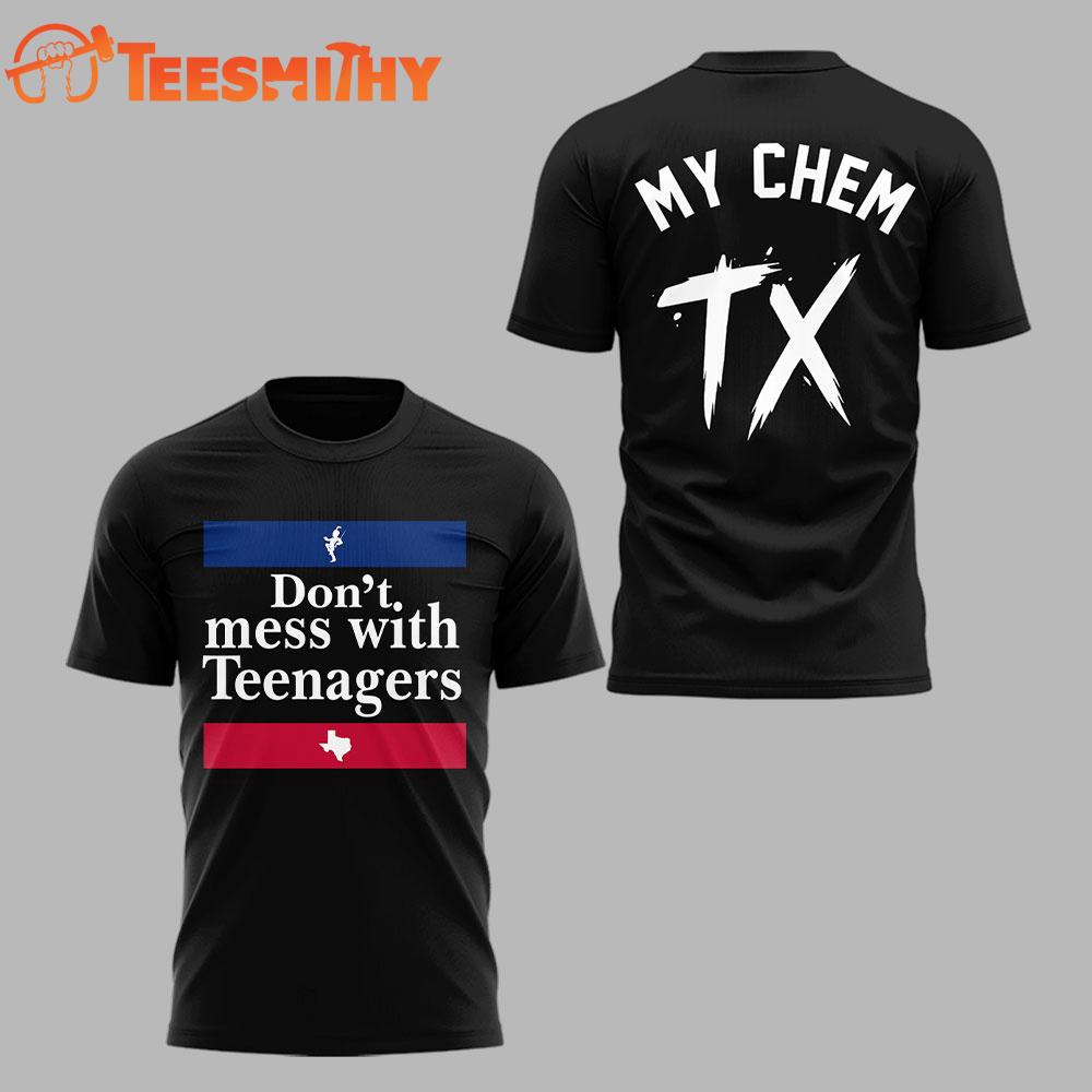 My Chemical Romance The Black Parade Tour 2025 Texas Black Shirt