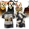 Meo Meo Meo Halloween Horror Characters Movies 3D Shirt