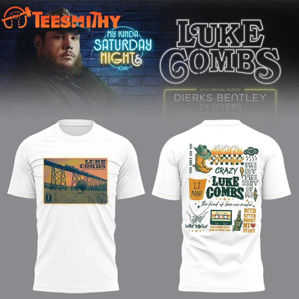 My Kinda Saturday Night Tour 2026 Luke Combs Special New 3D Shirt