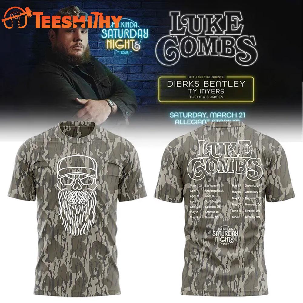 My Kinda Saturday Night Tour 2026 Luke Combs Tour T Shirt
