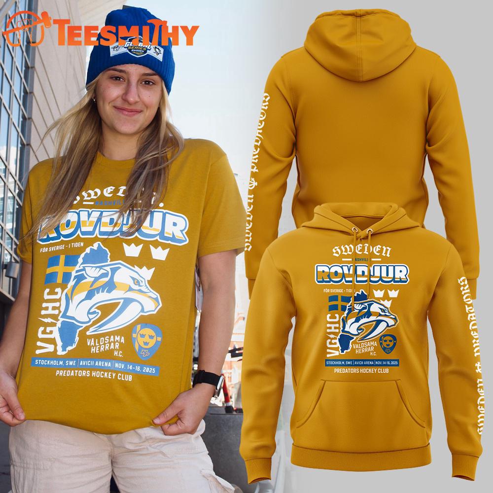 Nashville Predators Sweden Bound???????? Limited Edition Hoodie