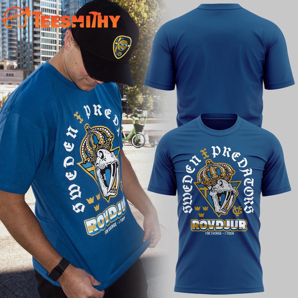 Nashville Predators Sweden Bound???????? Limited Edition T Shirt