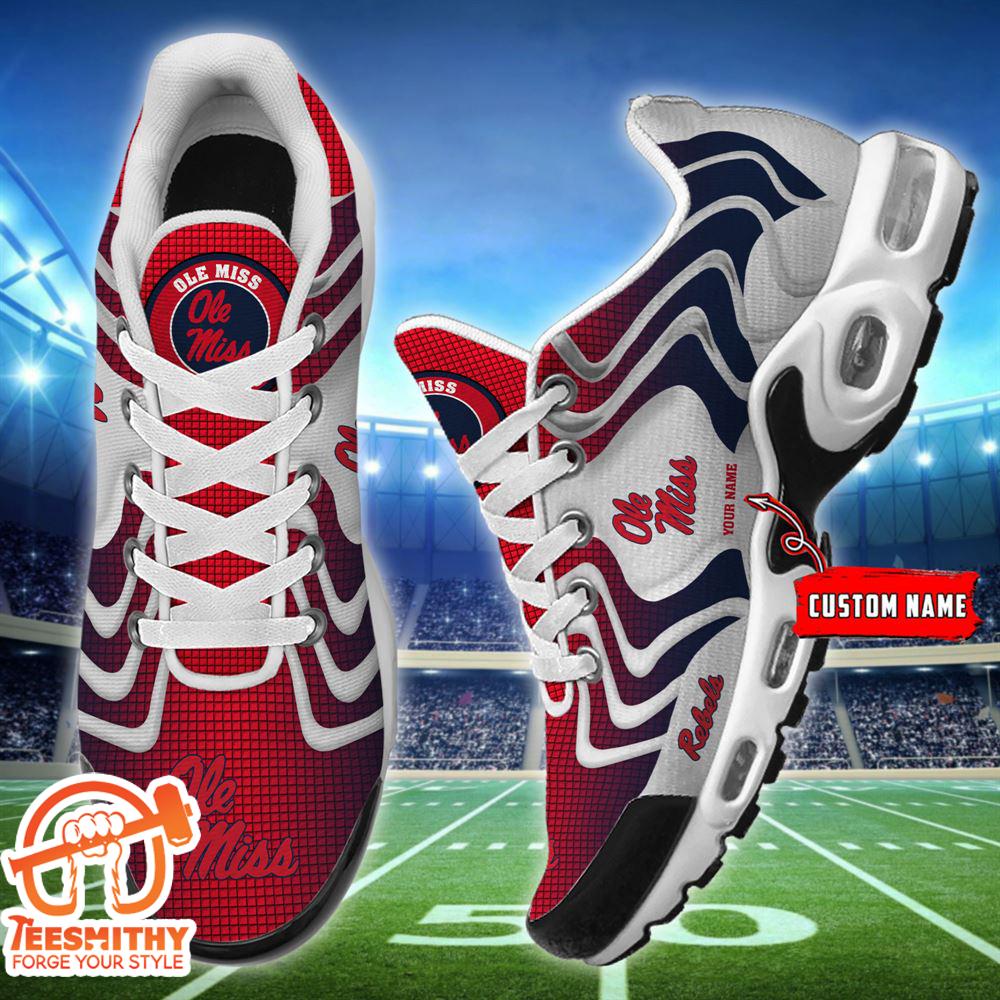 NCAA Ole Miss Rebels Football Team TN Shoes – Custom Name For Fans