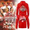 Nebraska Cornhuskers Volleyball 2025 Champions Limited Edition Red Hoodie