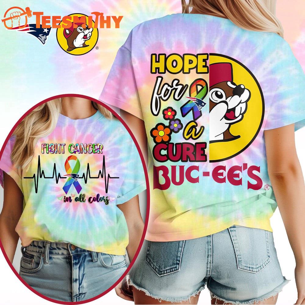 New England Patriots 2025 NFL Buc-ee's Cancer Awareness All Over Printed Shirt New England Patriots 2025 NFL Buc-ee's Cancer Awareness All Over Printed Shirt