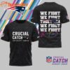 Miami Dolphins 2025 NFL Crucial Catch Intercept Cancer We Fight Together 3D Shirt