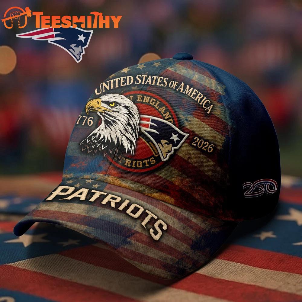 New England Patriots 2026 NFL 250th Anniversary of America Classic Cap