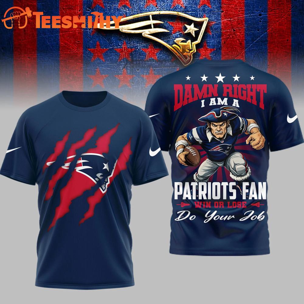 New England Patriots 2026 NFL Go Pats Special New 3D Shirt