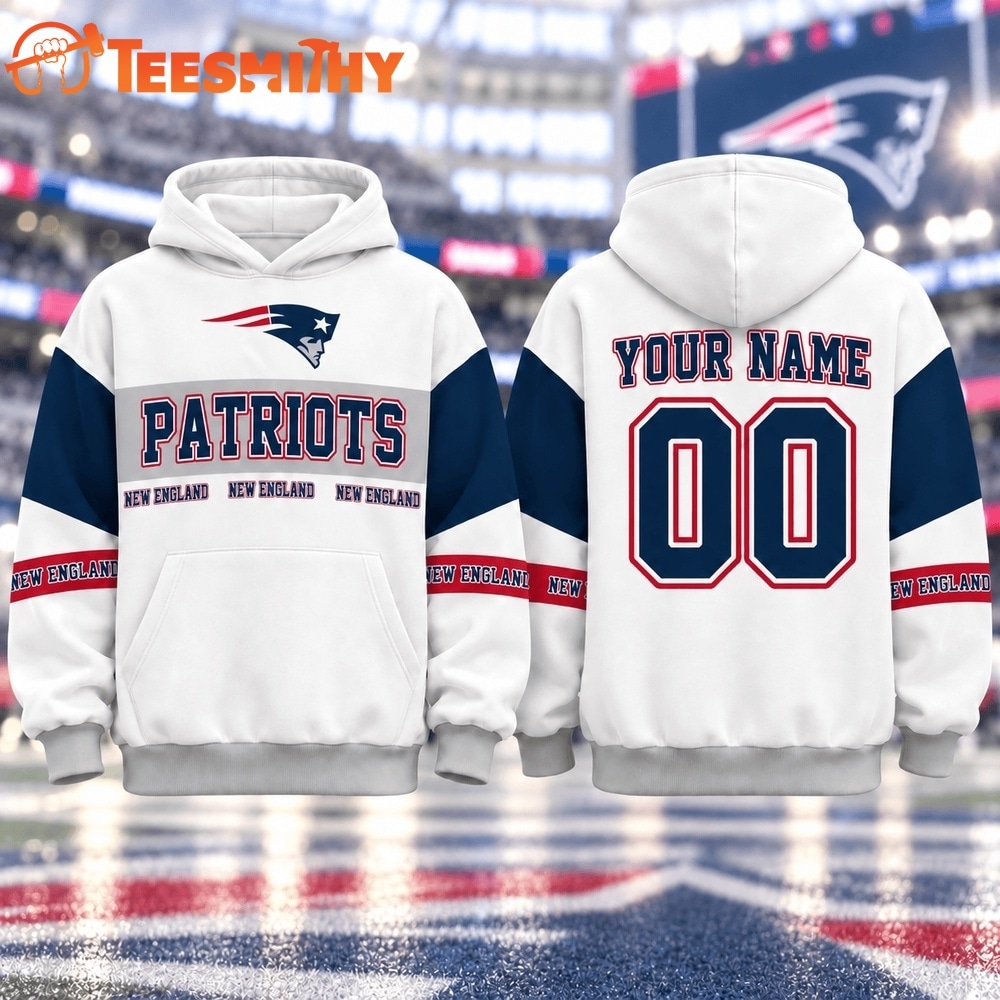 New England Patriots 2026 NFL Gridiron Heritage Varsity Hoodie