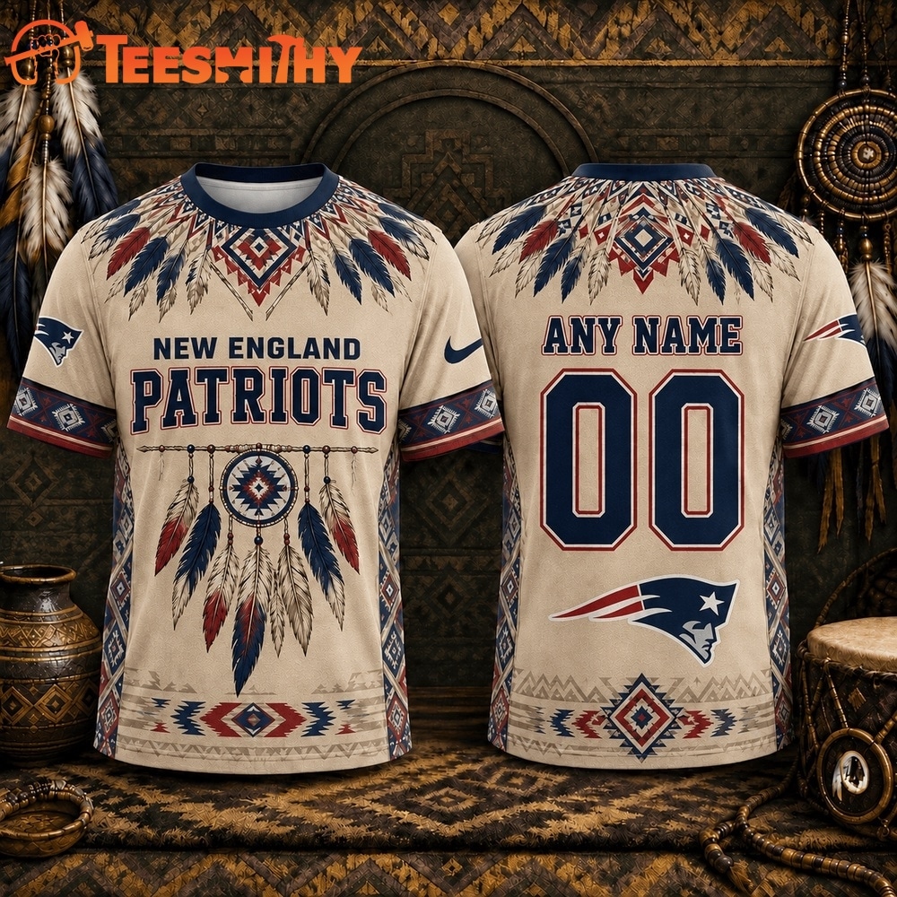 New England Patriots 2026 NFL Native American Heritage 3D Shirt