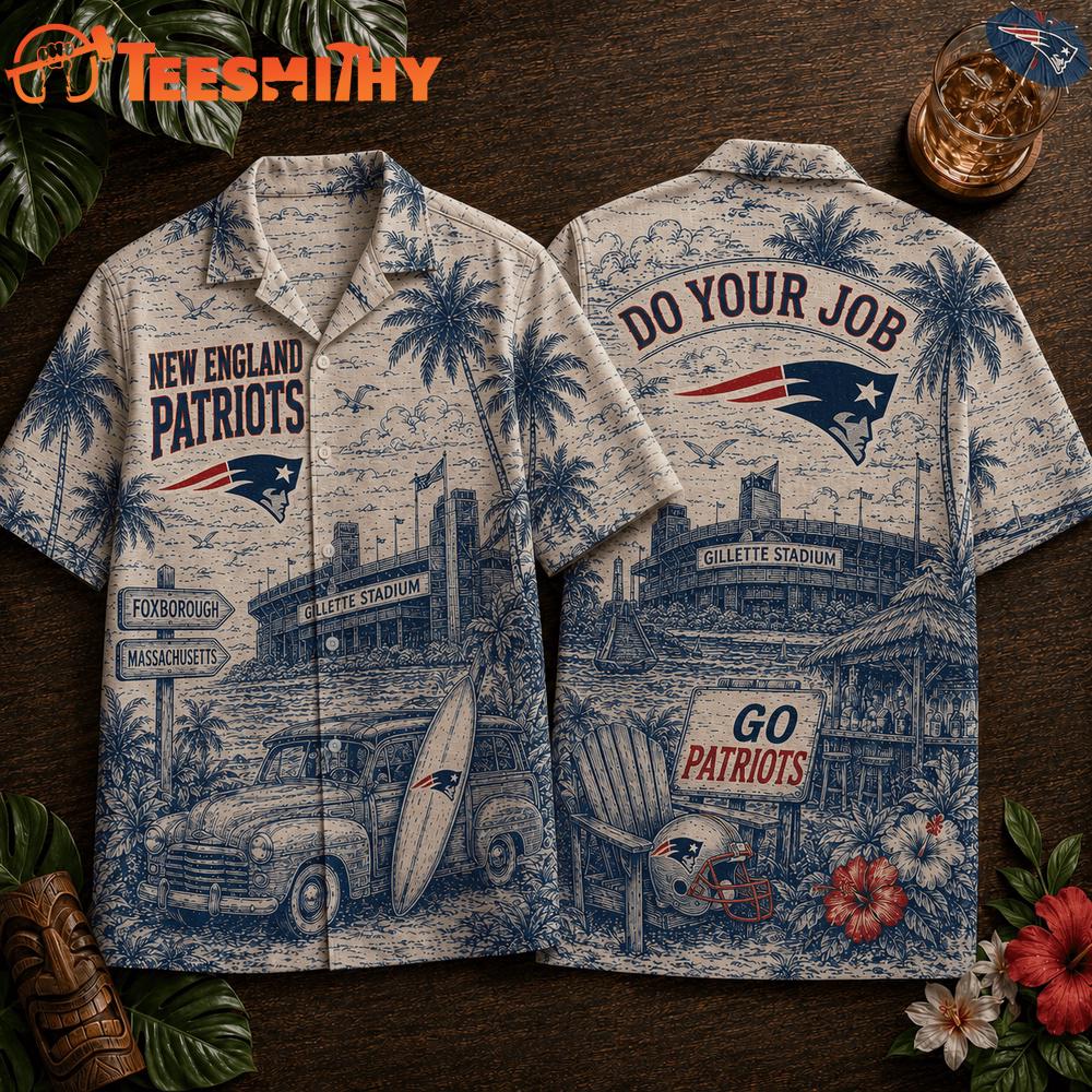 New England Patriots 2026 NFL Summer Vintage Hawaiian Shirt