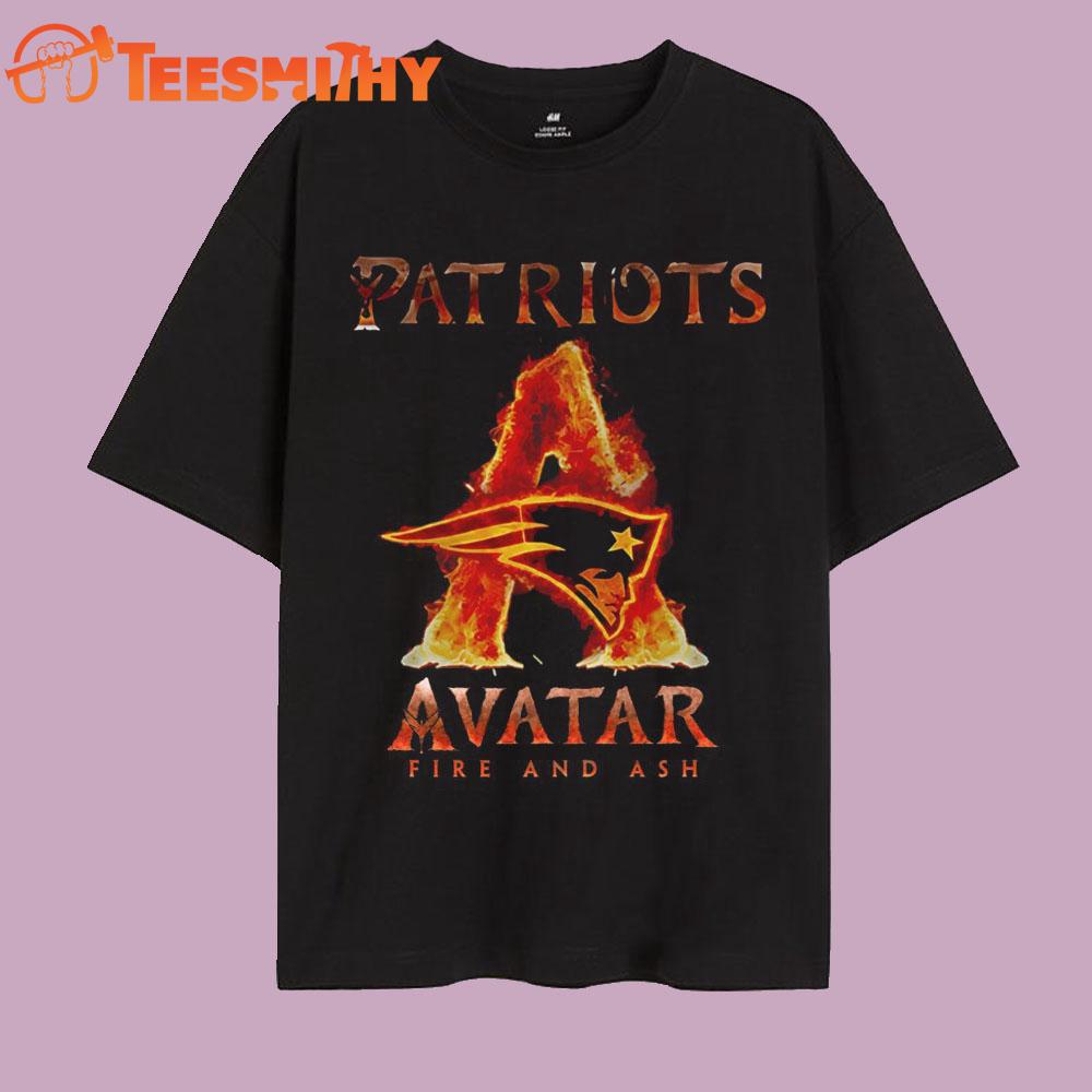New England Patriots 2026 NFL x Avatar Fire And Ash Movies T Shirt