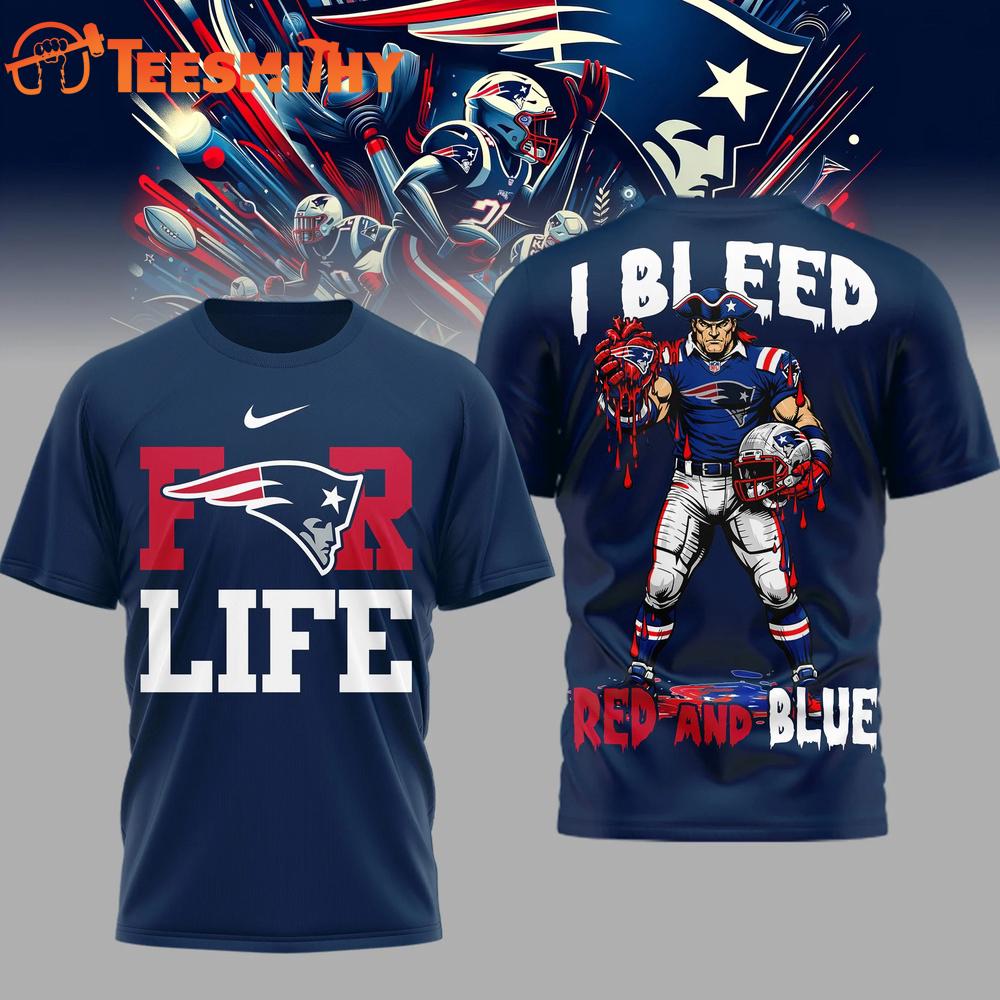 New England Patriots NFL 2026 Super Bowl Mascot I Bleed T Shirt