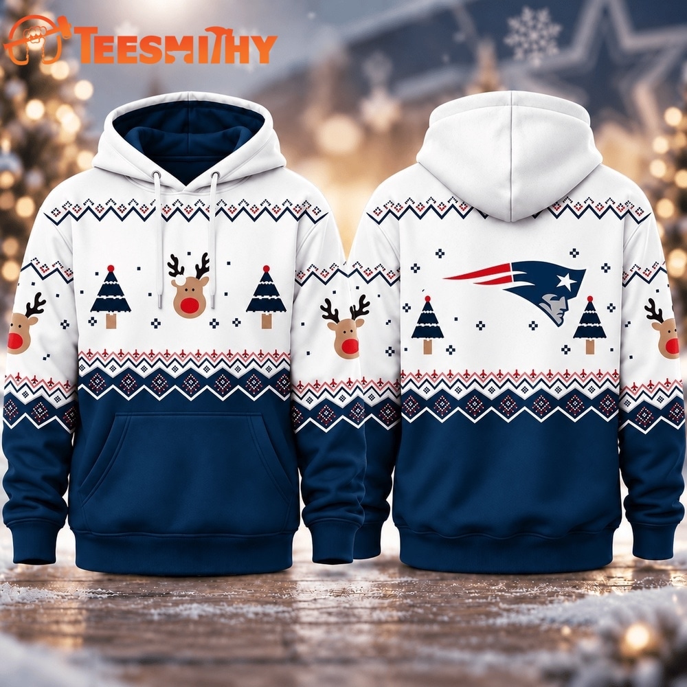 New England Patriots NFL Christmas Game Day Hoodie Shirt