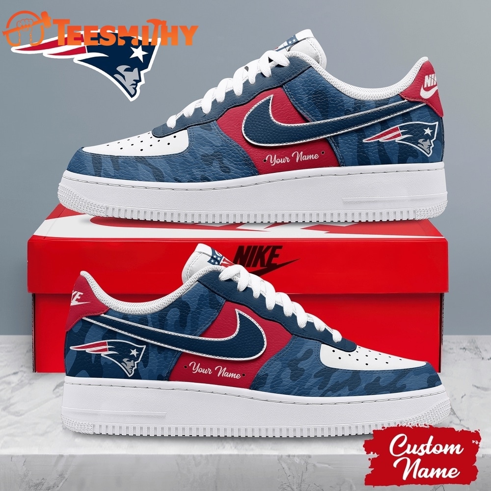 New England Patriots NFL End Zone Energy Air Force 1 Sneaker Shoes