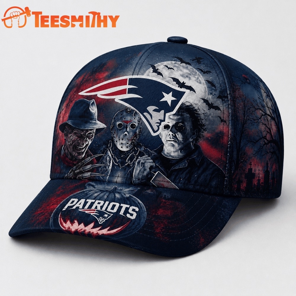 New England Patriots NFL Horror Night Halloween 2026 Design Classic Cap