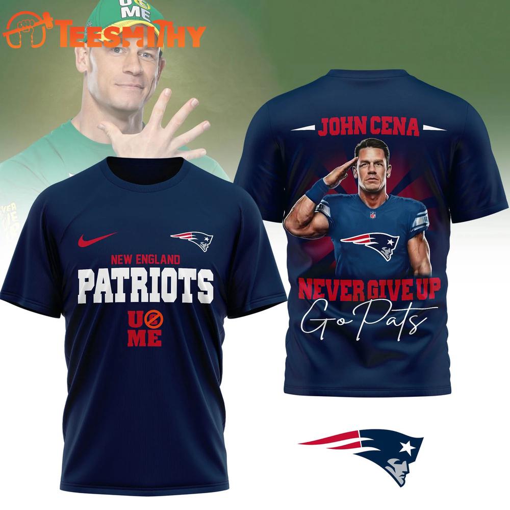 New England Patriots NFL John Cena Fan Special New 3D Shirt