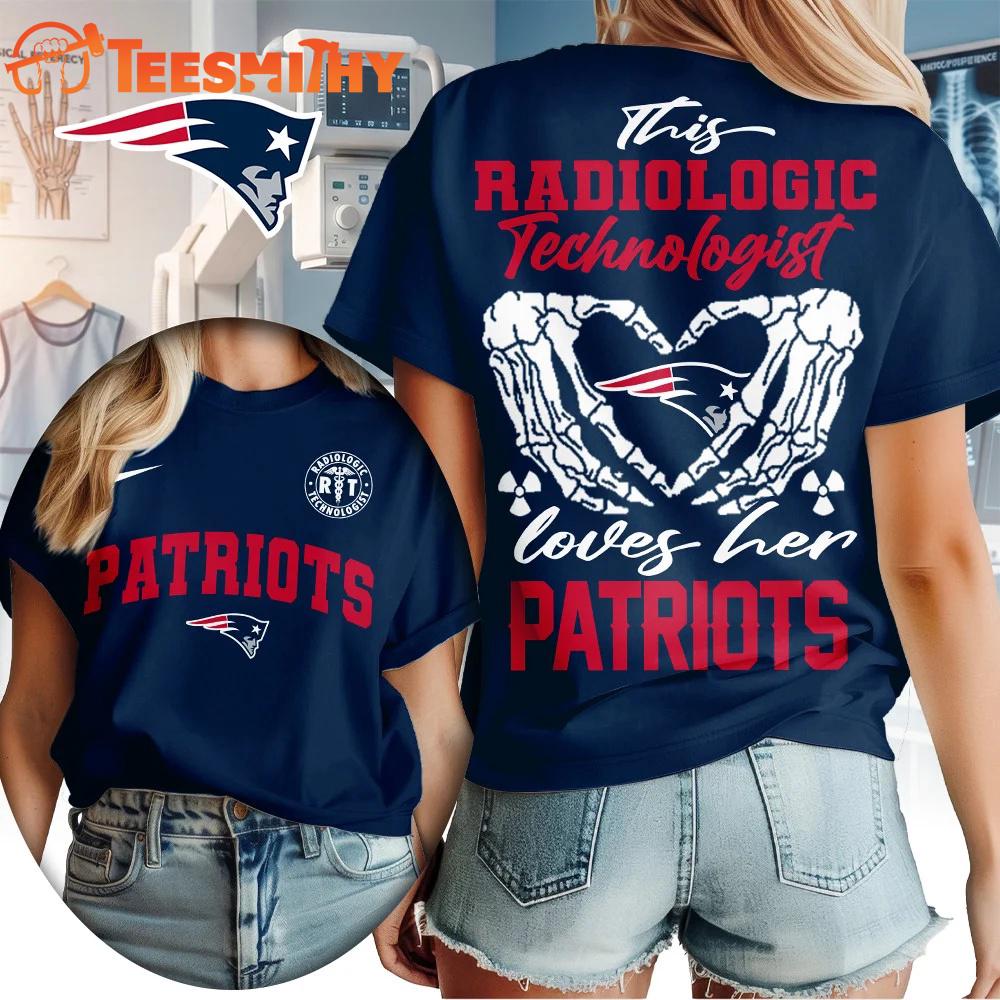 New England Patriots NFL Radiology Technologist All Over Print T Shirt