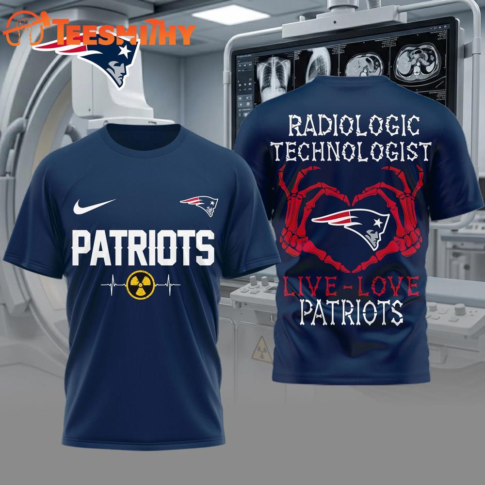 New England Patriots NFL Radiology Technologist Game Day 3D Shirt