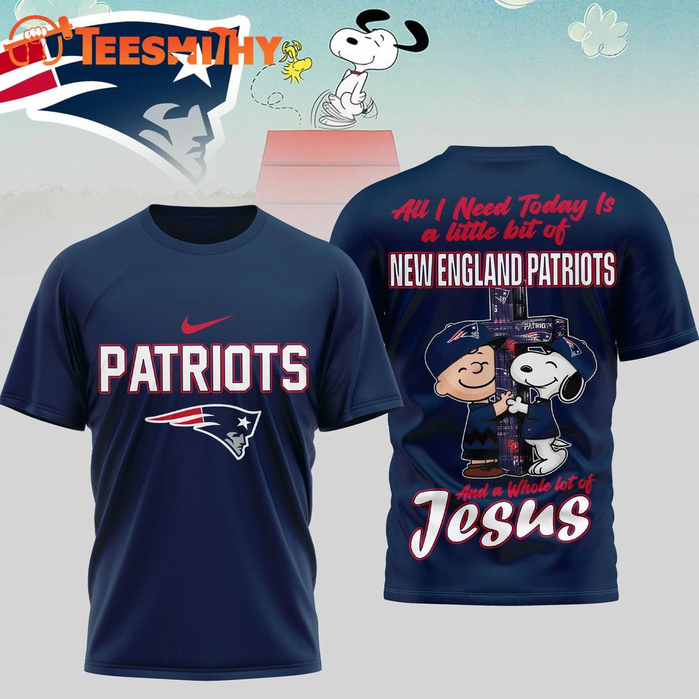 New England Patriots NFL Snoopy Peanuts League Blessing 3D Shirt