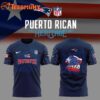 New England Patriots Puerto Rican Heritage 2025 T Shirt