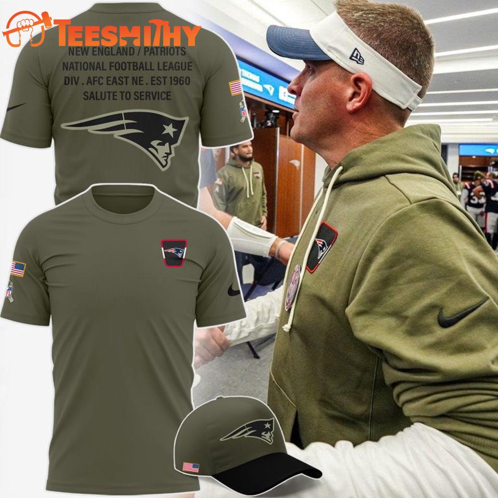 New England Patriots Salute to Service 2025 Special New T Shirt