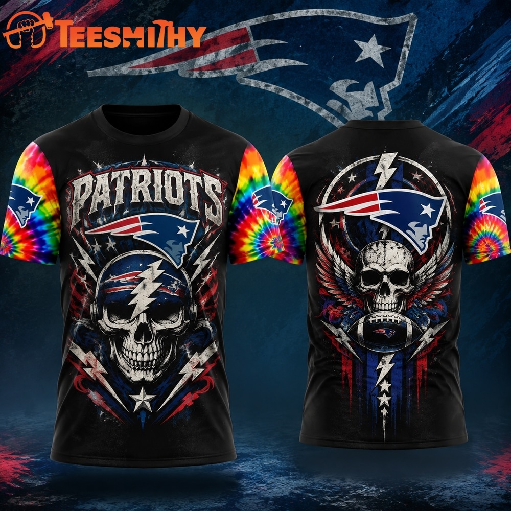 New England Patriots x Grateful Dead Night T Shirt