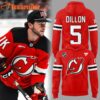 New Jersey Devils BRENDEN DILLON 1000 CAREER NHL GAMES Graphic Red Hoodie Shirt