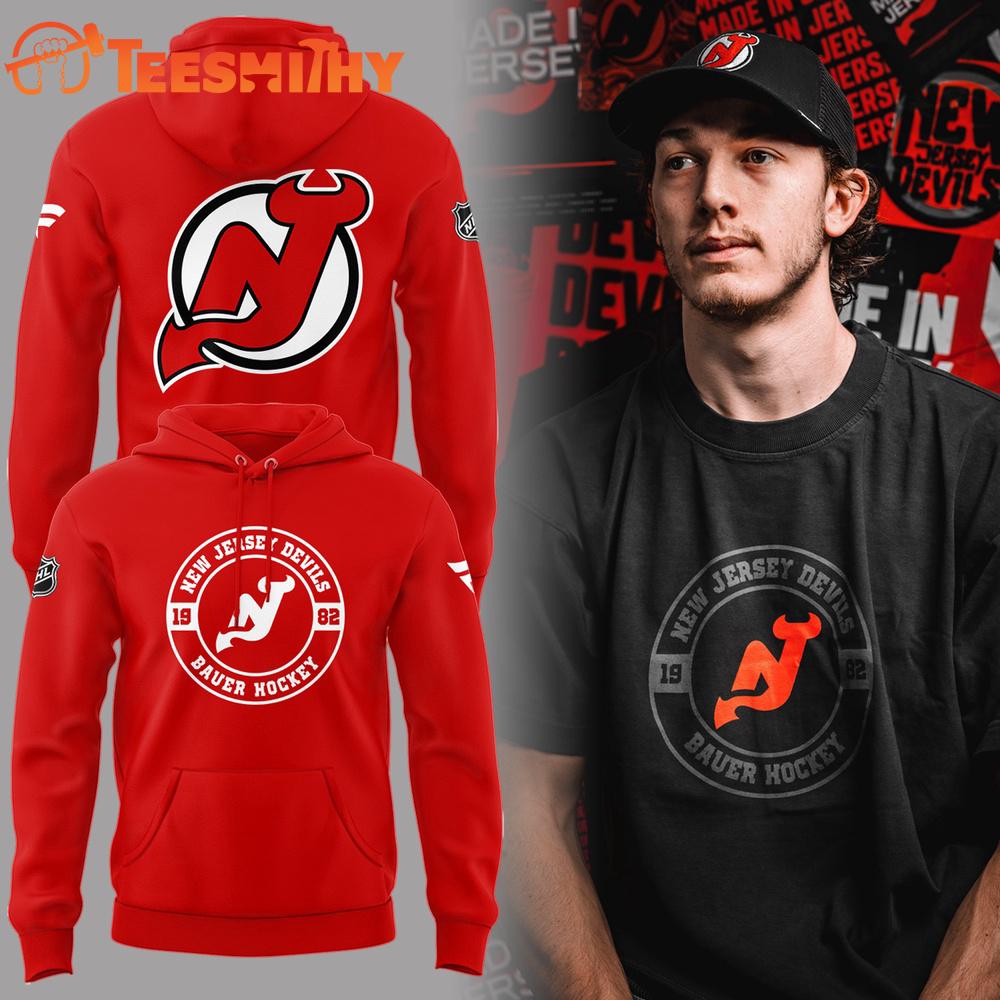 New Jersey Devils Est 1982 Bauer Hockey Limited Edition Hoodie