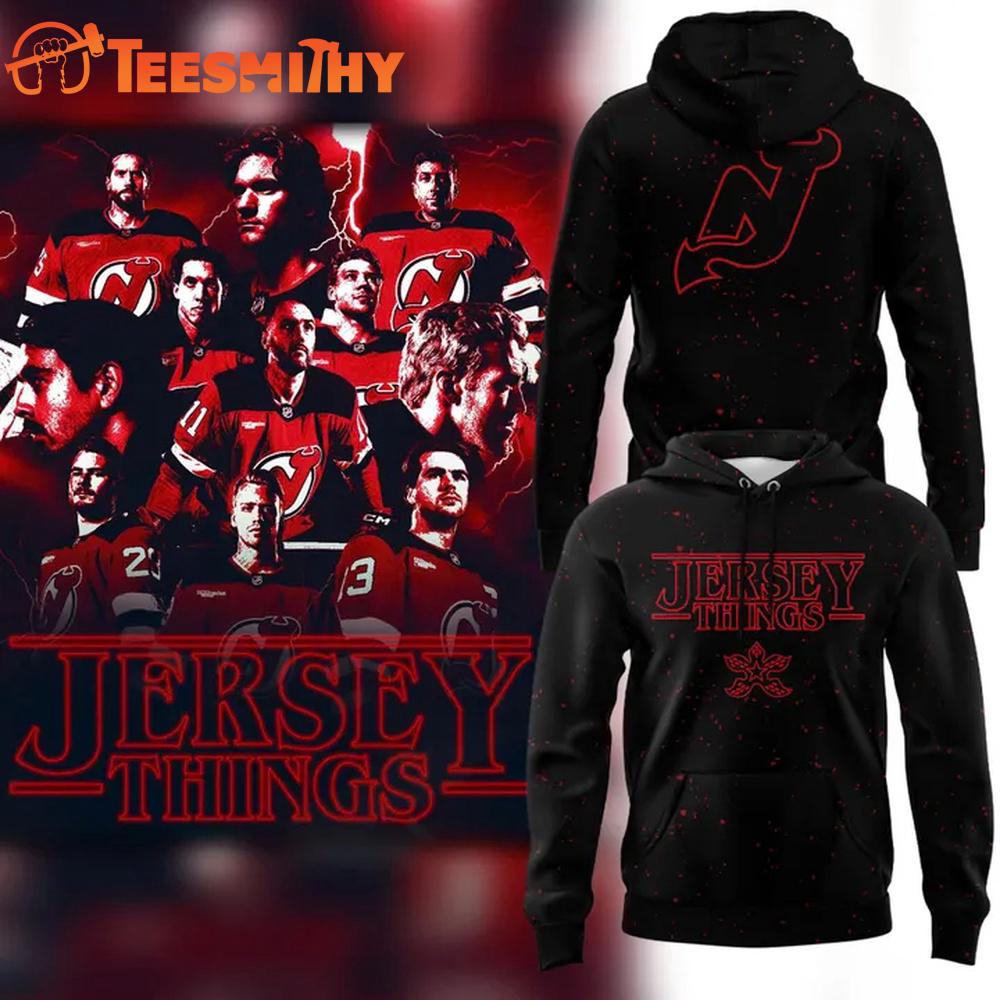 New Jersey Devils x Stranger Things Special Edition Hoodie
