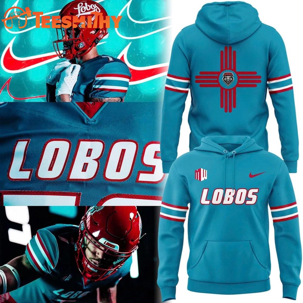 New Mexico Lobos Turquoise Alternate Uniform 2025 Hoodie