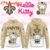 New Orleans Saints 2025 Football Christmas Hello Kitty Hoodie Shirt