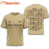 New Orleans Saints 2025 Football Schedule Unisex 3D Shirt