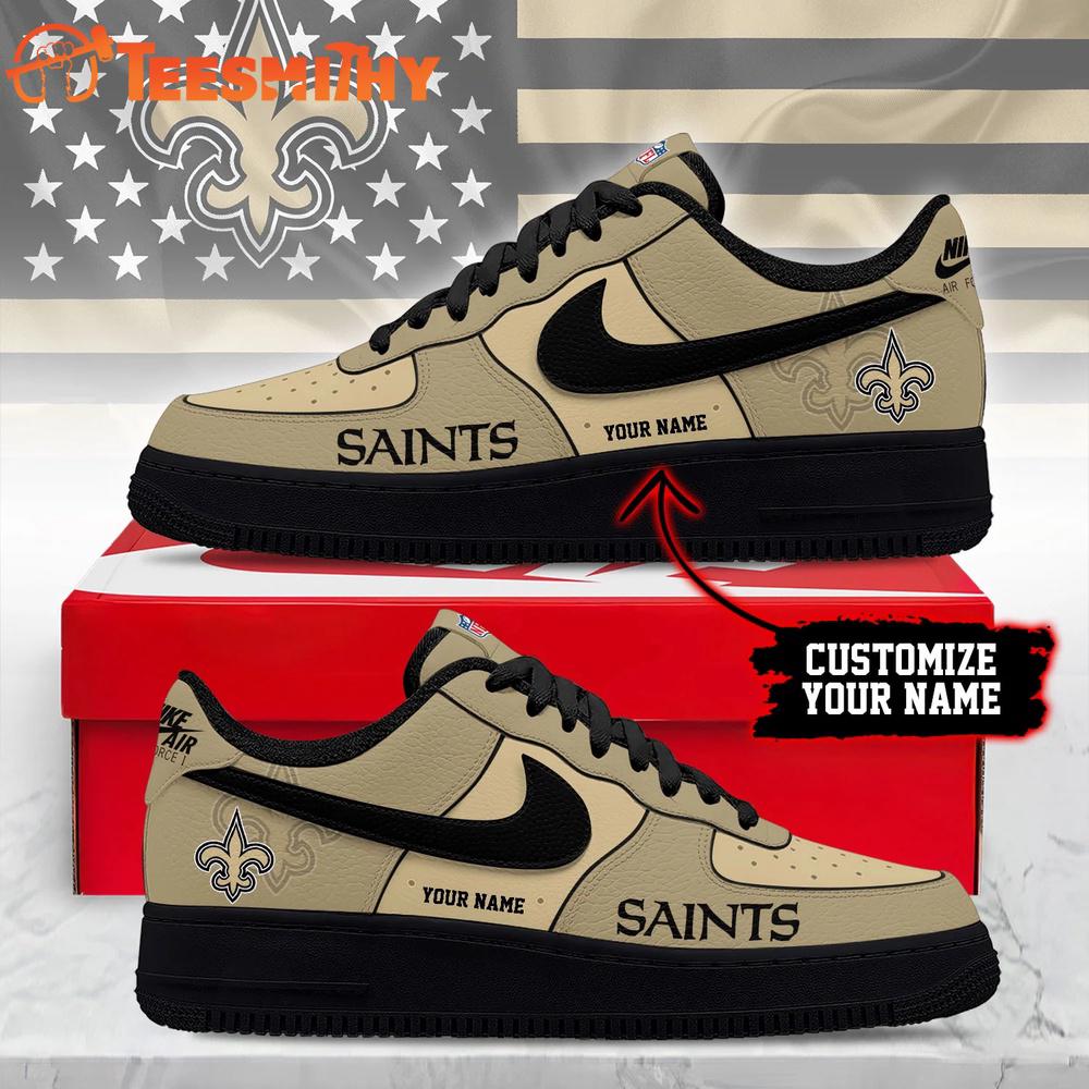 New Orleans Saints 2026 NFL Custom Air Force 1 Shoes Sneaker