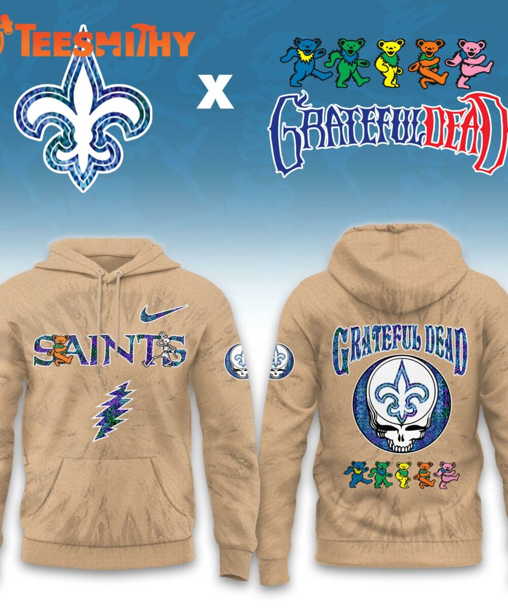 New Orleans Saints 2026 NFL Grateful Dead Limited Hoodie Shirt