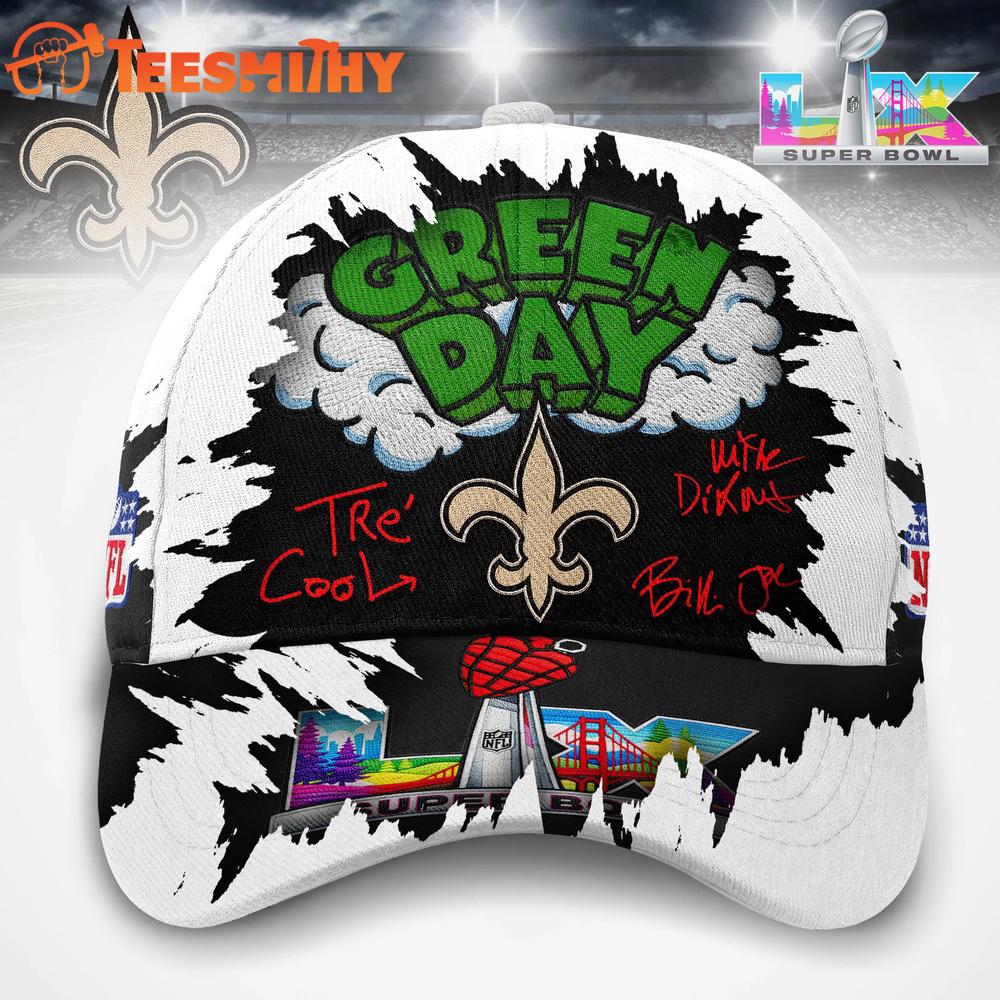 New Orleans Saints 2026 NFL Green Day Classic Cap
