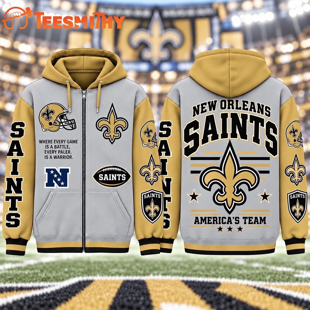 New Orleans Saints NFL Gridiron Heritage Zip Hoodie