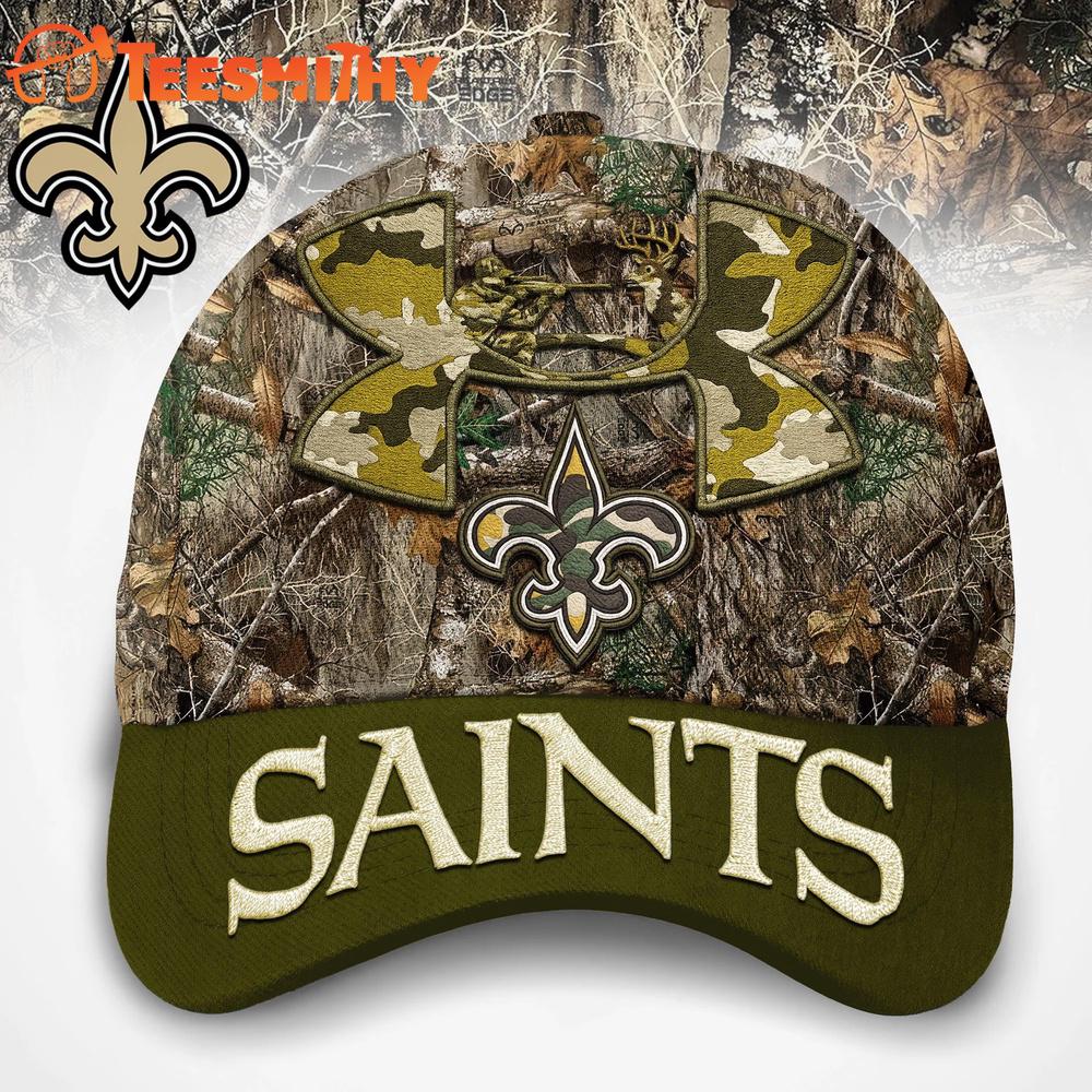 New Orleans Saints NFL Hunting Under Armour Classic Cap
