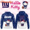 New York Giants 2025 Football Christmas Hello Kitty Hoodie Shirt