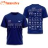 New York Giants 2025 Football Schedule Unisex 3D Shirt