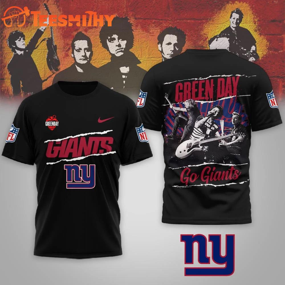 New York Giants 2026 Football Super Bowl LX x Green Day All Over Print Shirt