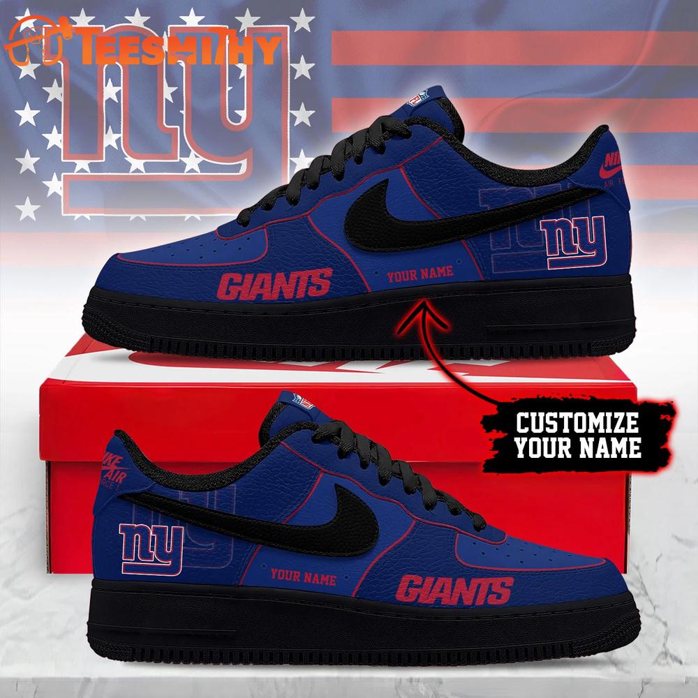 New York Giants 2026 NFL Custom Air Force 1 Shoes Sneaker