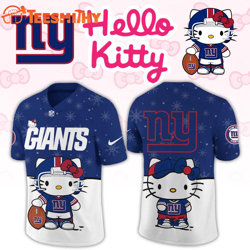 New York Giants 2026 NFL Hello Kitty Limited New Football Jersey