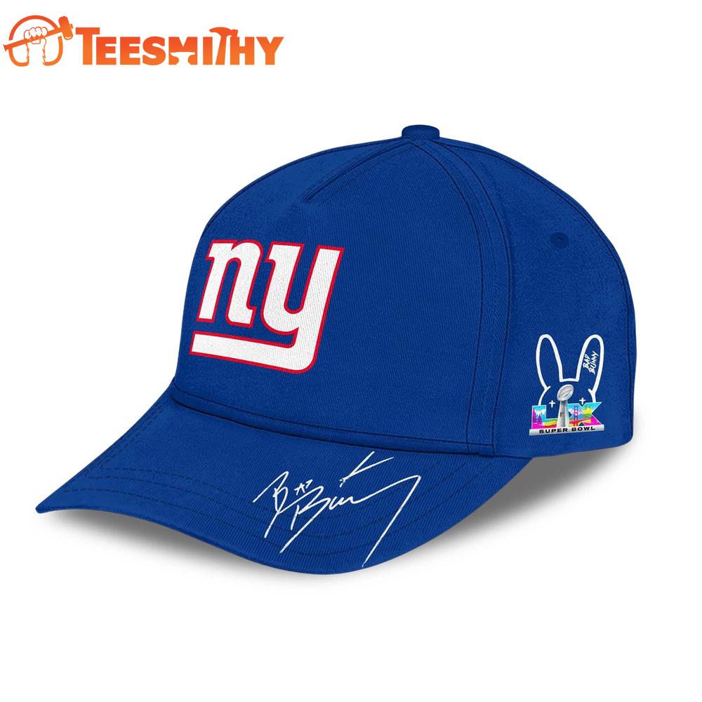 New York Giants NFL Bad Bunny 2026 Super Bowl LX Classic Cap