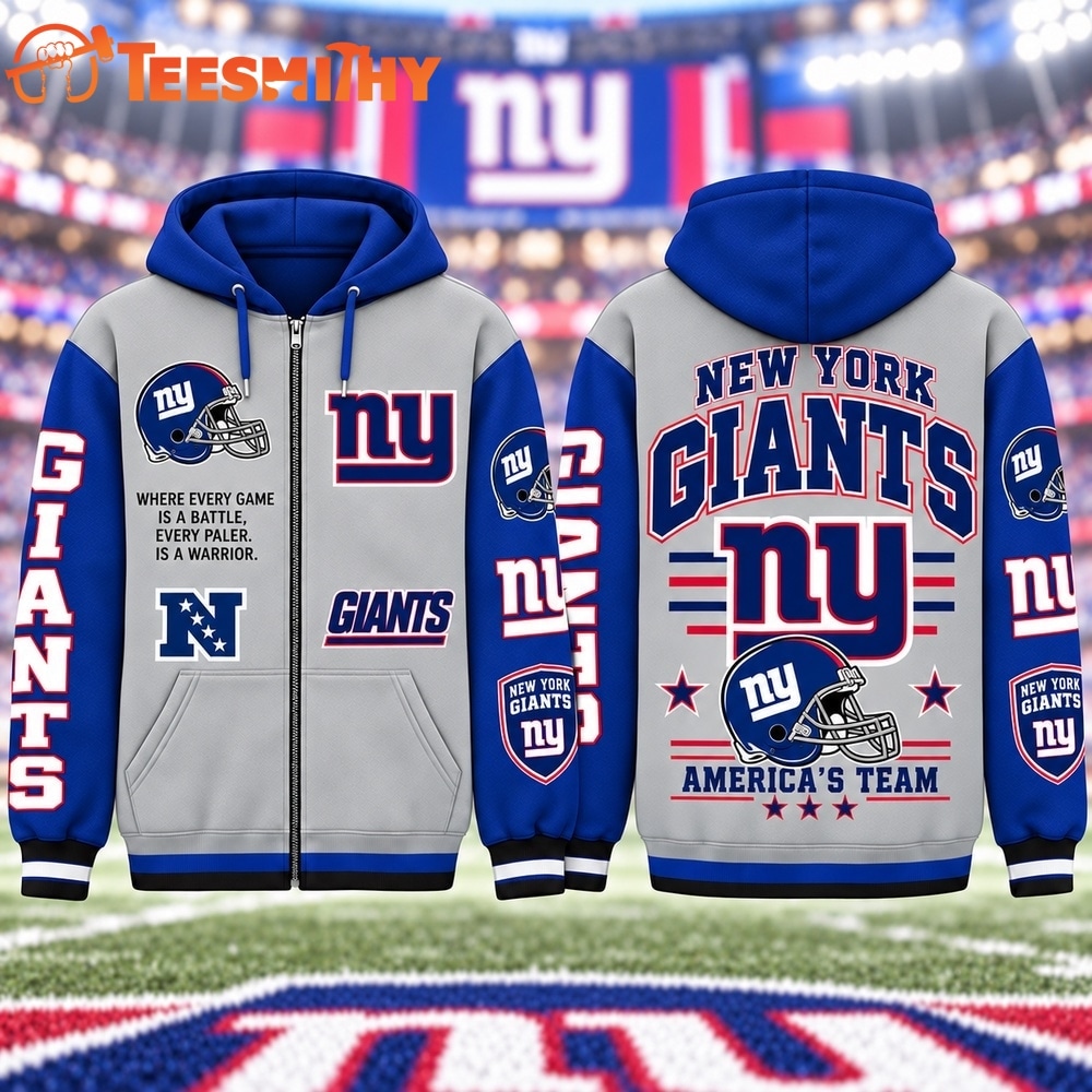 New York Giants NFL Gridiron Heritage Zip Hoodie