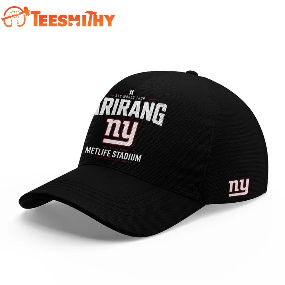 New York Giants x BTS WORLD TOUR ARIRANG 2026 Black Cap