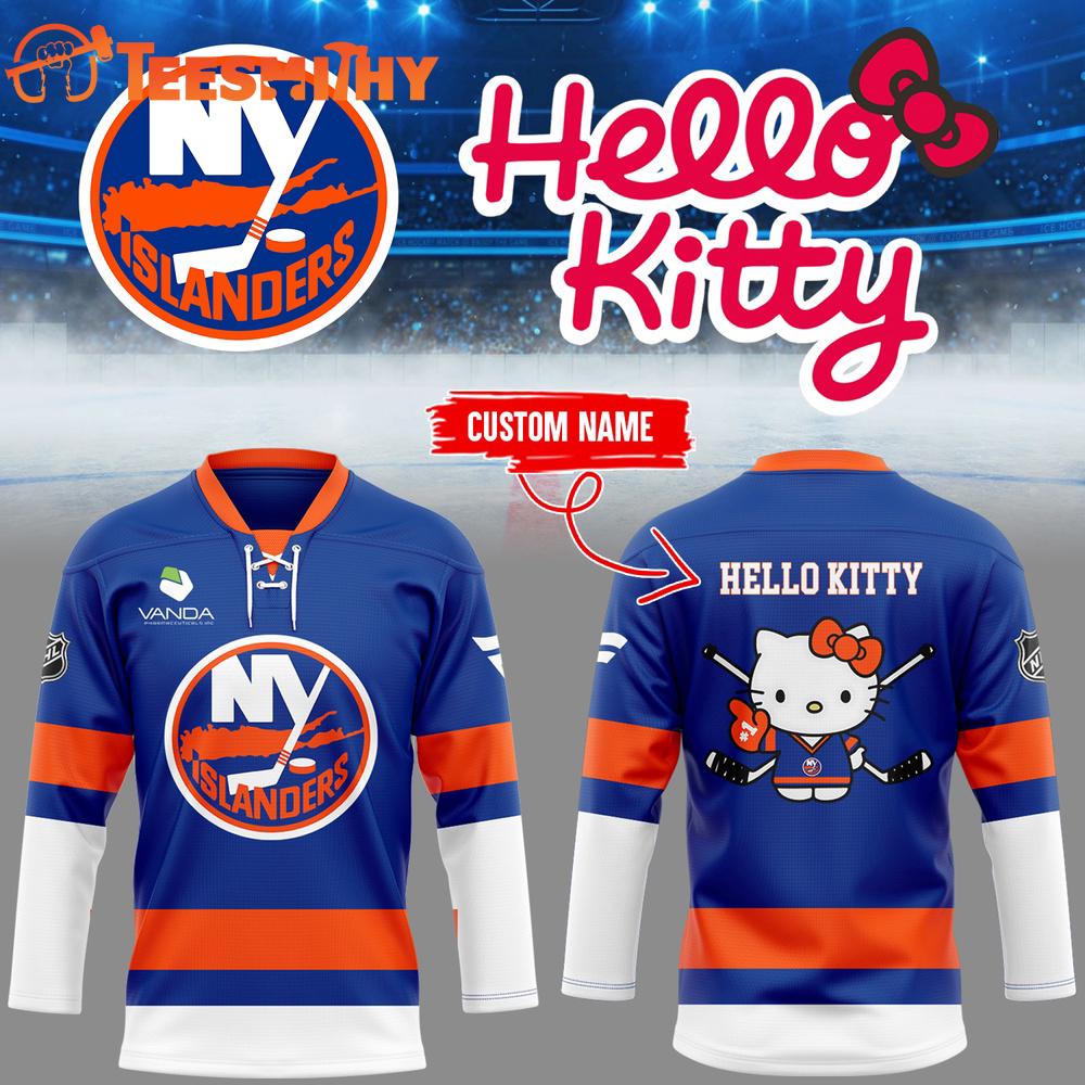 New York Islanders x Hello Kitty Limited Hockey Jersey