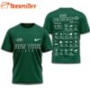 New York Jets 2025 Football Schedule Unisex 3D Shirt