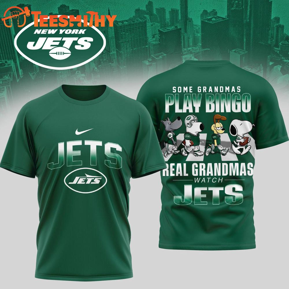 New York Jets NFL Cartoon Prime Time New Design 3D Shirt