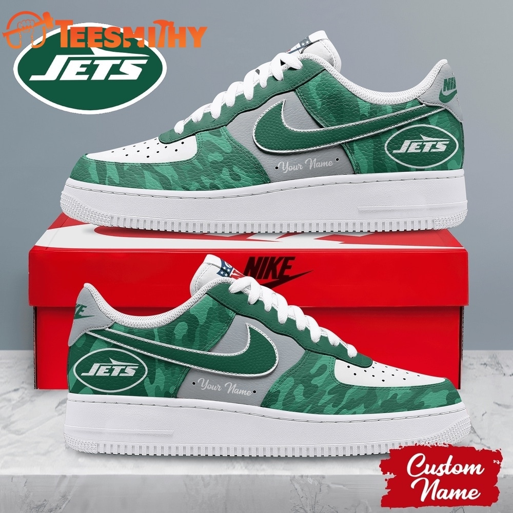 New York Jets NFL End Zone Energy Air Force 1 Sneaker Shoes